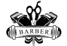 Transparent:5re8fk7al54= Barber Logo