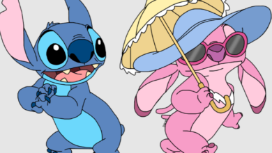 Transparent:7gydptxwfum= Stitch and Angel