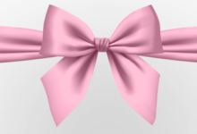 Transparent:-7141lpzura= Pink Bow Png