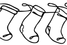 Outline:8m4ph4cdokw= Christmas Stocking Clipart