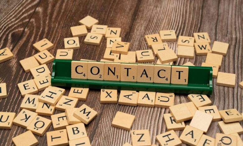 contact page portal for adventure network